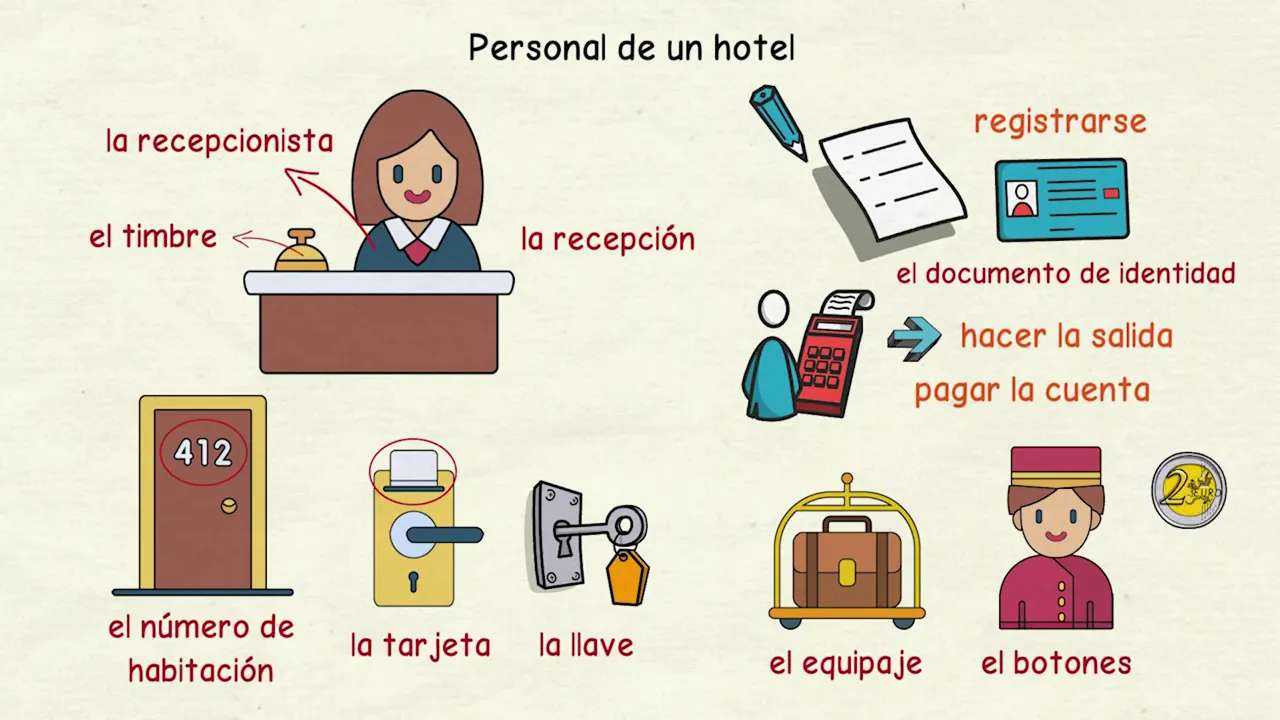 学习西班牙语：在酒店
